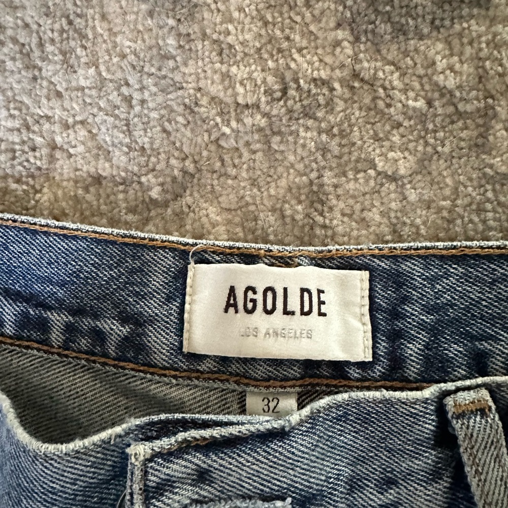 Agolde Riley Distressed Ankle Jeans - Picture 5 of 7